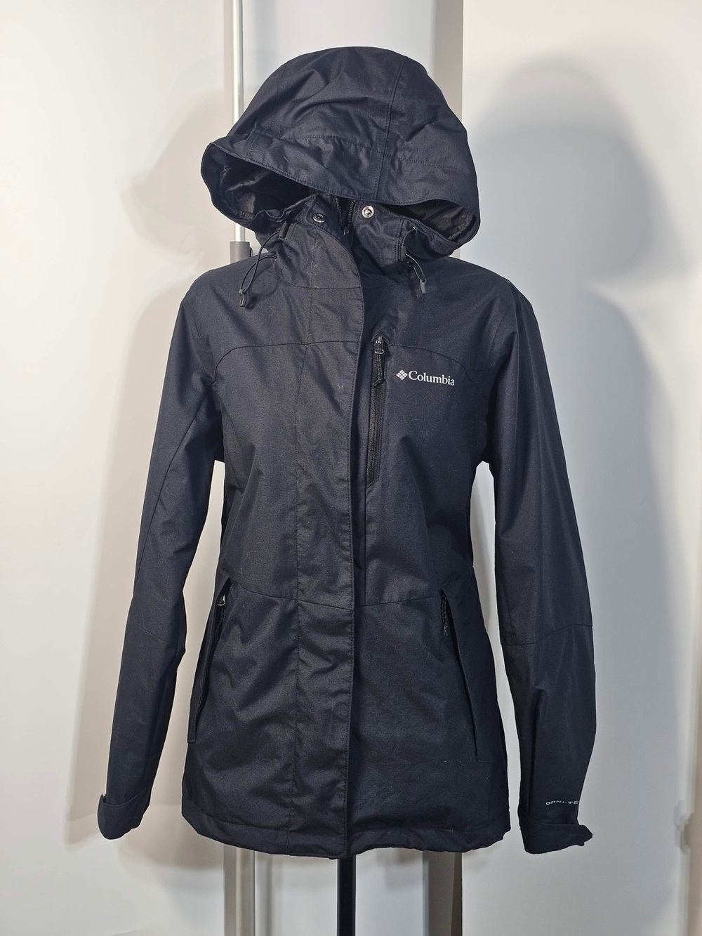 #219 🖤 Columbia Omni-Tech Interchange Hooded Jacket – Women’s XS